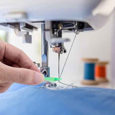 PAGOW Sewing Needle Inserters, Fish Type Needle Threaders for Hand Sewing, Quick Sewing Threader Needle DIY Tool for Small Eyes, Embroidery Floss, Sewing Plastic Wire Loop (1 1/4 Inch) 30 PCS in Kuwait