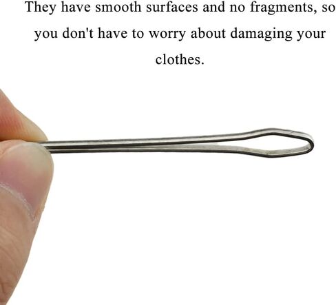 HAHIYO 3Pcs 10.5inches Stainless Steel Drawstring Threader Sewing Loop Turner Hook with Latch Sewing Needle Inserter Threader Needle for Drawstring Replacement DIY Tool in Hoody Jacket Swim Trunk Pant in Kuwait