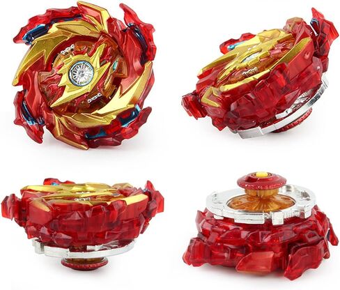 4 Piece Gyros Battle Set Battling Burst Tops with Stickers, Kids Boys Christmas Birthday Party Gift Idea in Kuwait