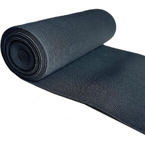 VIAILI 4 Inch by 5 Yard Heavy Stretch High Elasticity Elastic Spool Knit Elastic Bands for Sewing (black 4'')