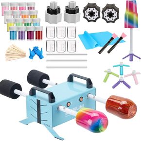 LFSUM Cup Turners for Tumblers Starter Kit - Spinner for Epoxy Resin Tumblers with Heat Gun Attachment