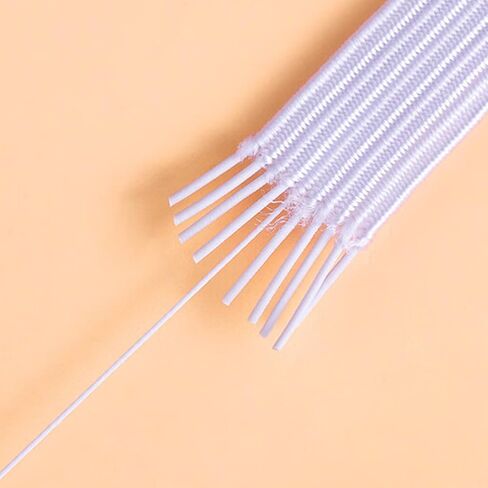 شريط مطاطي لخياطة حزام الخصر - 1 بوصة 43 ياردة مطاط لخياطة حزام الخصر، مرونة عالية مرنة للخياطة، شريط مطاطي سميك عالي التحمل للسراويل والشعر المستعار والملابس والحرف اليدوية in Kuwait