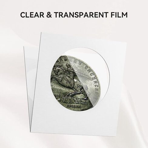 حامل العملات المعدنية من الورق المقوى CH01،300 قطعة من TOMLOV، 6 أحجام من العملات المعدنية للمجمعين، تتضمن دباسة صغيرة، مجموعة عملات ورقية من الورق للعملات المعدنية للبنس/الدايم/النيكل/الربع/نصف دولور/دولور/دولور الفضية in Kuwait