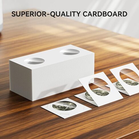 حامل العملات المعدنية من الورق المقوى CH01،300 قطعة من TOMLOV، 6 أحجام من العملات المعدنية للمجمعين، تتضمن دباسة صغيرة، مجموعة عملات ورقية من الورق للعملات المعدنية للبنس/الدايم/النيكل/الربع/نصف دولور/دولور/دولور الفضية in Kuwait