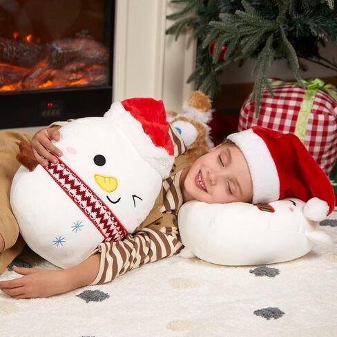 12-Inch Polar Bear Plush Pillow, Polar Bear Stuffed Animal Toy with Scarf, White Bear Plush Throw Pillow for Kids Teens Home Decor in Kuwait