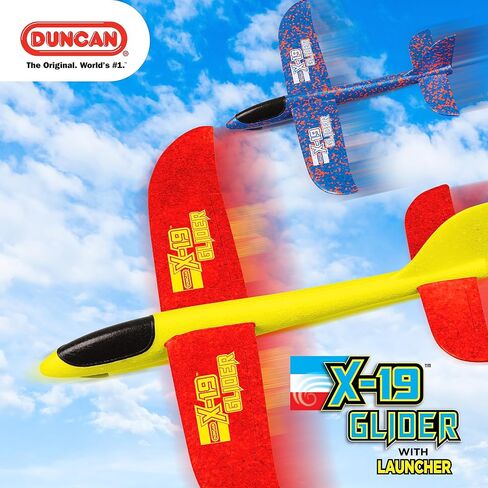 Duncan X-19 Glider with Reversible Wings- Yellow with Red Wings in Kuwait