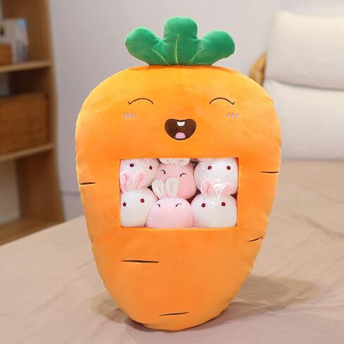 REFAHB Cute Throw Pillow Stuffed Avocado Toys Removable Fluffy Creative Gifts for Teens Girls Kids in Kuwait