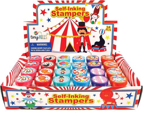 TINYMILLS 24 Pcs Circus Carnival Stampers for Kids in Saudi Arabia