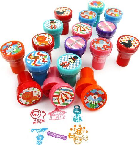 TINYMILLS 24 Pcs Circus Carnival Stampers for Kids in Saudi Arabia