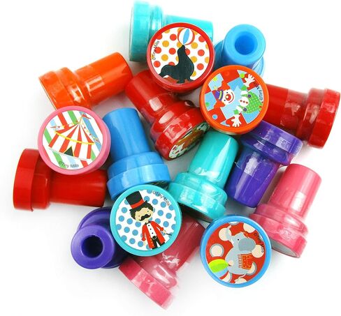 TINYMILLS 24 Pcs Circus Carnival Stampers for Kids in Saudi Arabia