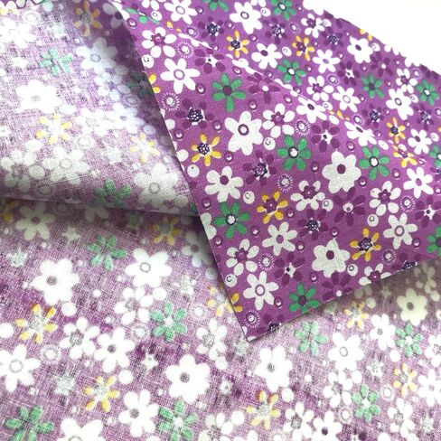 Quilting Fabric Misscrafts 7pcs 50 x 50cm Cotton Fabric DIY Making Supplies Craft Patchwork Fabric Bundle Fat Quarter Pre-Cut Quilt Squares for DIY Sewing Scrapbooking (Blue) in Kuwait