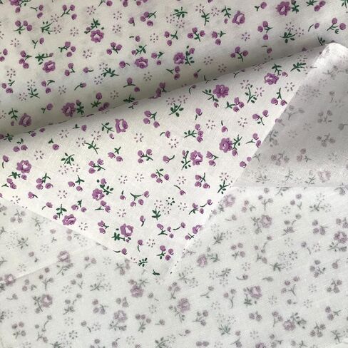 Quilting Fabric Misscrafts 7pcs 50 x 50cm Cotton Fabric DIY Making Supplies Craft Patchwork Fabric Bundle Fat Quarter Pre-Cut Quilt Squares for DIY Sewing Scrapbooking (Blue) in Kuwait