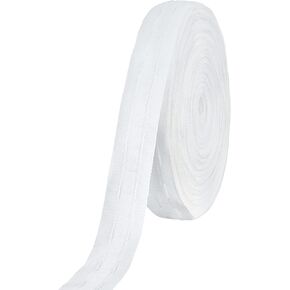 AHANDMAKER 10.94 Yards Curtain Pleating Tape, Curtain Heading Tape, Detachable Pleat Craft Tape for Home Decor Projects (2.76 Inch Wide)