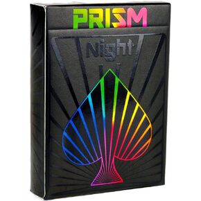 Premium Playing Cards, Deck of Cards with Free Card Game eBook, Cool Prism Gloss Ink, Great Poker Cards, Unique Bright Rainbow & Red Colors for Kids & Adults, Black Playing Cards Games in Kuwait