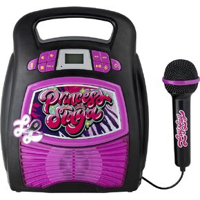 eKids That Girl Lay Lay Karaoke Machine for Kids, Bluetooth Speaker with Microphone and Karaoke Recorder to Save and Share Performances via USB Port in Kuwait