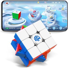 مكعب سرعة GAN 356 i 3 بدون ملصقات، مكعب ذكي 3x3 356 i3 Gans مكعب مغناطيسي تتبع ذكي لخطوات توقيت الحركات مع تطبيق CubeStation Gan Cube Puzzle Toys (GAN Robot غير متضمن) in Kuwait