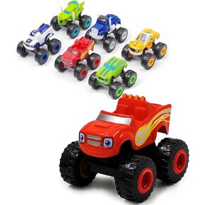 The Monster Machines Toys for Kids, 6Pcs Monster Truck for Children Diecast Toys Toys Machines Gifts in Saudi Arabia