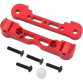 Vgoohobby Aluminum RC Front Lower Arm Suspension Mount Fixing Arm Compatible with Arrma 1/8 Tailon Typhon Kraton Notorious 6S BLX, 1/7 Felony Infraction V2 Limitless Mojave Upgrade Parts (Black)