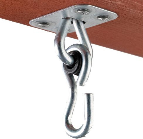 زوج شماعات متأرجح WS 4465 من سوينج-أند سلايد لشعاع أرجوحة خشبي 10.16 سم × 10.16 سم، حد الوزن 52.22 كجم، معدن in Kuwait