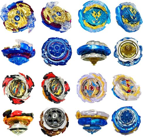 BeyBtatle Battling Top Burst Gyro Toy Set Combat Battling Game 10 Spinning Tops 1 St. Sword Ver Launcher + 2 bidirectional launchers with Portable Storage Box Gift for Kids Children Boys Ages 6+ in Kuwait