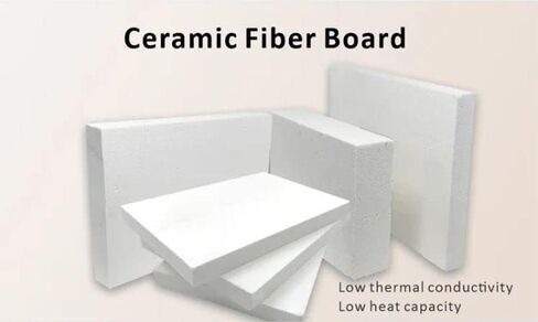 جيرتك لوح عازل من الياف السيراميك (2300 فهرنهايت) (23.6 انش × 12 انش × 1 انش)، لوح عازل مقاوم للحريق لمواقد الخشب وافران البيتزا والتشكيل والافران والمواقد - عبوة من قطعة واحدة in Kuwait