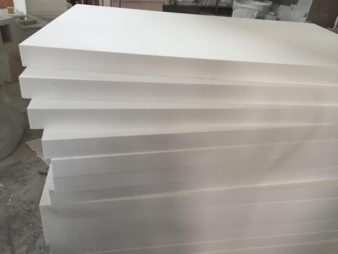 جيرتك لوح عازل من الياف السيراميك (2300 فهرنهايت) (23.6 انش × 12 انش × 1 انش)، لوح عازل مقاوم للحريق لمواقد الخشب وافران البيتزا والتشكيل والافران والمواقد - عبوة من قطعة واحدة in Kuwait