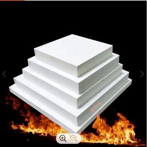 جيرتك لوح عازل من الياف السيراميك (2300 فهرنهايت) (23.6 انش × 12 انش × 1 انش)، لوح عازل مقاوم للحريق لمواقد الخشب وافران البيتزا والتشكيل والافران والمواقد - عبوة من قطعة واحدة in Kuwait