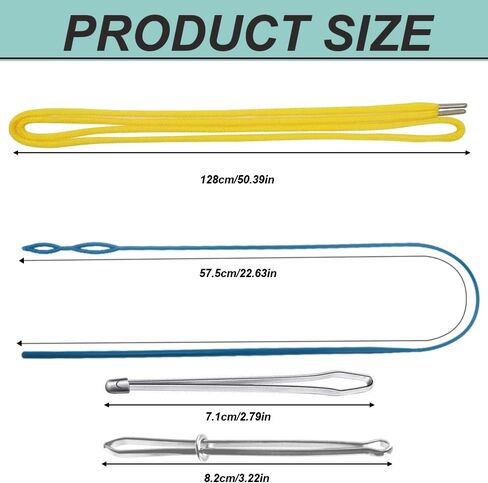 16 Pieces Replacement Drawstrings, Hoodie String Replacement with 3 Pieces Drawstring Threader Tool, Drawcord Replacement for Sweatpants Shorts(Multi) in Kuwait