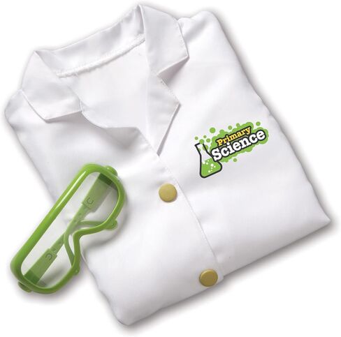 Learning Resources Beaker Creatures Lab Gear - 2 Pieces, Ages 5+ Lab Coat & Glasses for Kids, Science Exploration Games, STEM Toys for Kids in Saudi Arabia