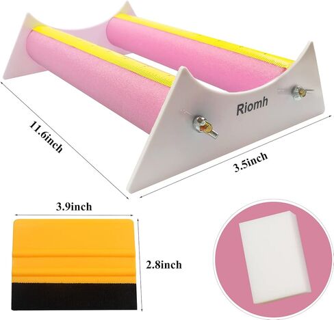 Cup Cradle for Tumbler with an Adjustment Pad and a Felt Edge Squeegee, Vinyl Holder with Foam Measurements for Crafting Decals on Cups and Bottles in Kuwait