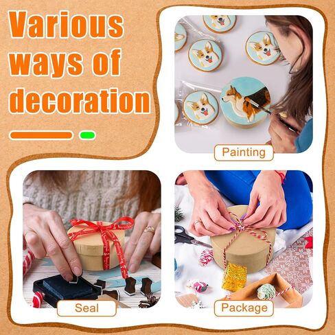 Geyee 48 Pcs Round Paper Mache Box, Small Gift Box with Lid 3.9 Inch Nesting DIY Cardboard Craft Empty Boxes for Kids Adults Decoupaging Painting Crafting Storing Jewelry Treasure in Saudi Arabia