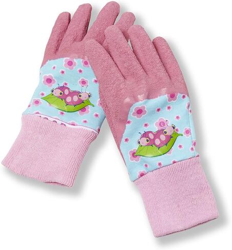 Melissa & Doug Dixie and Trixie Ladybug Good Gripping Gardening Gloves Pink 2 Count (Pack of 1) in Saudi Arabia