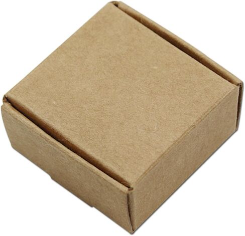 1.6×3.6×0.8 سم × 0.8 سم صناديق تزيين الكعك الورقية المخبوزات المخبوزات صندوق تخزين قابل للطي لحفلات الزفاف وأعياد الميلاد مفضلة لديكور المنزل سلال فارغة, بني, 50 Pcs in Kuwait