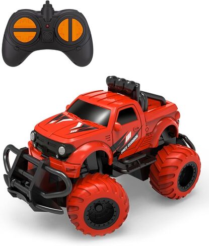 EHO Remote Control Car for Boys 4-7, Monster Truck Toys for 3 4 5 6 Years Old Boys, 2.4Ghz Rc Car Boys Toys Age 4-5, 1/43 Mini Car Toy for 3 4 5 6 Years Old Boys Girls Gifts for 3-6 Years Old in Kuwait