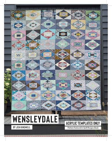 مجموعة قوالب الأكريليك Jen Kingwell - Wensleydale (للاستخدام مع النمط الموجود في كتاب وصفات اللحاف الخاص بـ Jen Kingwell) in Kuwait