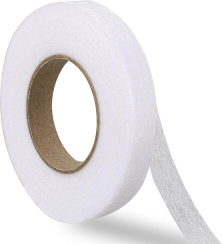 Mozeat Lens Fabric Fusing Tape, Iron on Hem Tape Fabric No Sew Hemming Tape Adhesive Hem Tape for Pants Jeans Trousers Skirts Dresses Clothes Repairing Curtains 1inch 70 Yards in Saudi Arabia