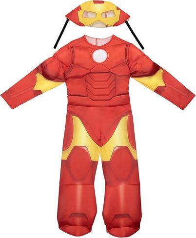 زي Marvel Iron Man Deluxe للأطفال الصغار 3T/4T، أحمر in Saudi Arabia