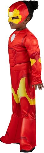 زي Marvel Iron Man Deluxe للأطفال الصغار 3T/4T، أحمر in Saudi Arabia