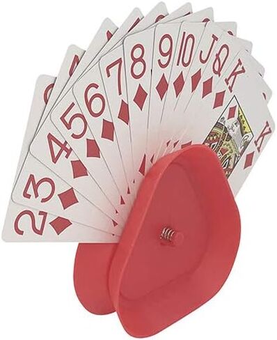 SEETOOOGAMES Playing Card Game Holders - Little Kids Hands Free Triangle Shaped Poker Tray - 8 Pieces in Kuwait