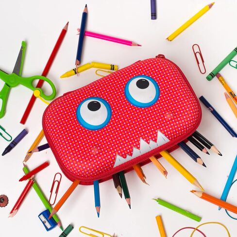 ZIPIT Beast Pencil Box for Kids | Pencil Case for School | Organizer Pencil Bag | Large Capacity Pencil Pouch in Kuwait
