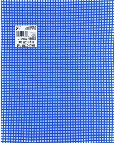 Darice Plastic Canvas #7 10.5x 13.5 Royal Blue 12 Pack in Saudi Arabia