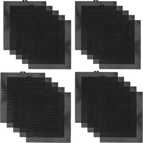 ACXFOND 30 Pieces 14 Count Mesh Plastic Canvas Sheets 10.2x13.2 Inch Plastic Clear Mesh Canvas Sheets for Cross Stitch, Making Jewelry Organizer, Yarn Crafting, Knit and Crochet DIY Projects in Saudi Arabia