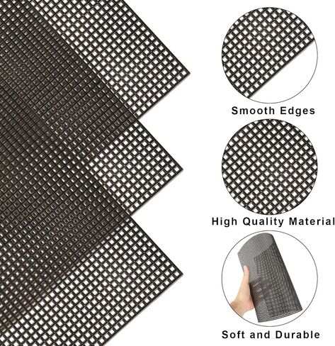 ACXFOND 30 Pieces 14 Count Mesh Plastic Canvas Sheets 10.2x13.2 Inch Plastic Clear Mesh Canvas Sheets for Cross Stitch, Making Jewelry Organizer, Yarn Crafting, Knit and Crochet DIY Projects in Saudi Arabia