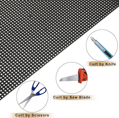 ACXFOND 30 Pieces 14 Count Mesh Plastic Canvas Sheets 10.2x13.2 Inch Plastic Clear Mesh Canvas Sheets for Cross Stitch, Making Jewelry Organizer, Yarn Crafting, Knit and Crochet DIY Projects in Saudi Arabia