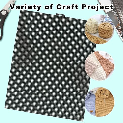 ACXFOND 30 Pieces 14 Count Mesh Plastic Canvas Sheets 10.2x13.2 Inch Plastic Clear Mesh Canvas Sheets for Cross Stitch, Making Jewelry Organizer, Yarn Crafting, Knit and Crochet DIY Projects in Saudi Arabia