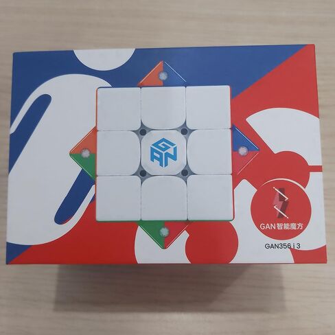 GAN 356 i 3 Stickerless Speed Cube, 3x3 Smart Cube 356 i3 Gans Magnetic Cube Intelligent Tracking Timing Movements Steps with CubeStation App Gan Cube Puzzle Toys(GAN Robot not Included) in Saudi Arabia
