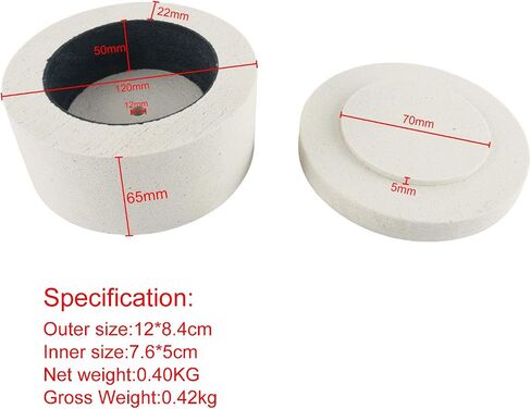 YaeTek Professional Microwave Kiln Glass Jewelry DIY Tools with 10 Pieces Microwave Kiln Paper (Small) in Saudi Arabia