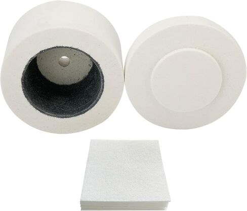 YaeTek Professional Microwave Kiln Glass Jewelry DIY Tools with 10 Pieces Microwave Kiln Paper (Small) in Saudi Arabia