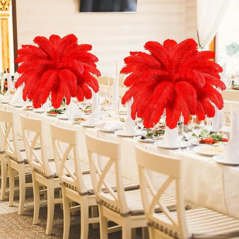 Maitys 90 Pcs Natural Ostrich Feathers Large Plumes,White in Kuwait