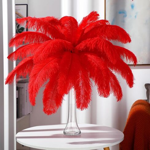Maitys 90 Pcs Natural Ostrich Feathers Large Plumes,White in Kuwait